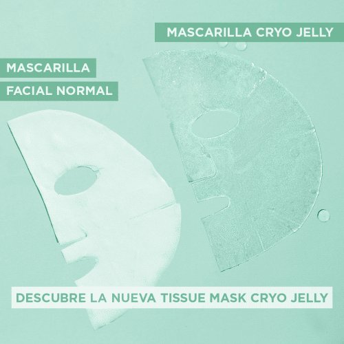 Garnier Tissue Mask Hyaluronic Cryo Jelly Antifatiga para pieles cansadas